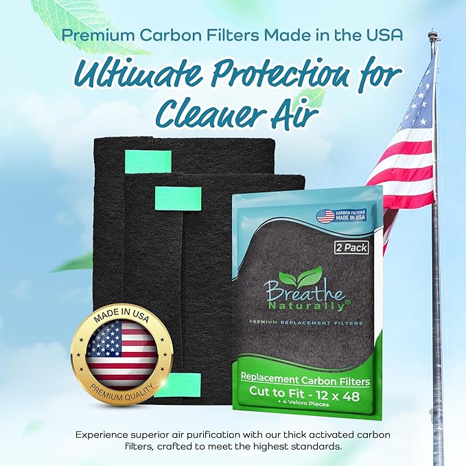 Breathe Naturally Universal Cut To Fit Carbon Activated Air Filter - Image 2