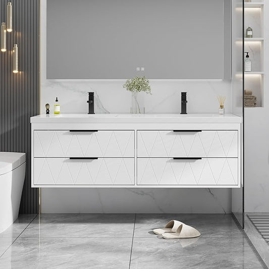 eclife 60" Bathroom Vanities Cabinet by eclife