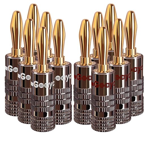 Goaycer Banana Plugs for Speaker Wire by GOAYCER