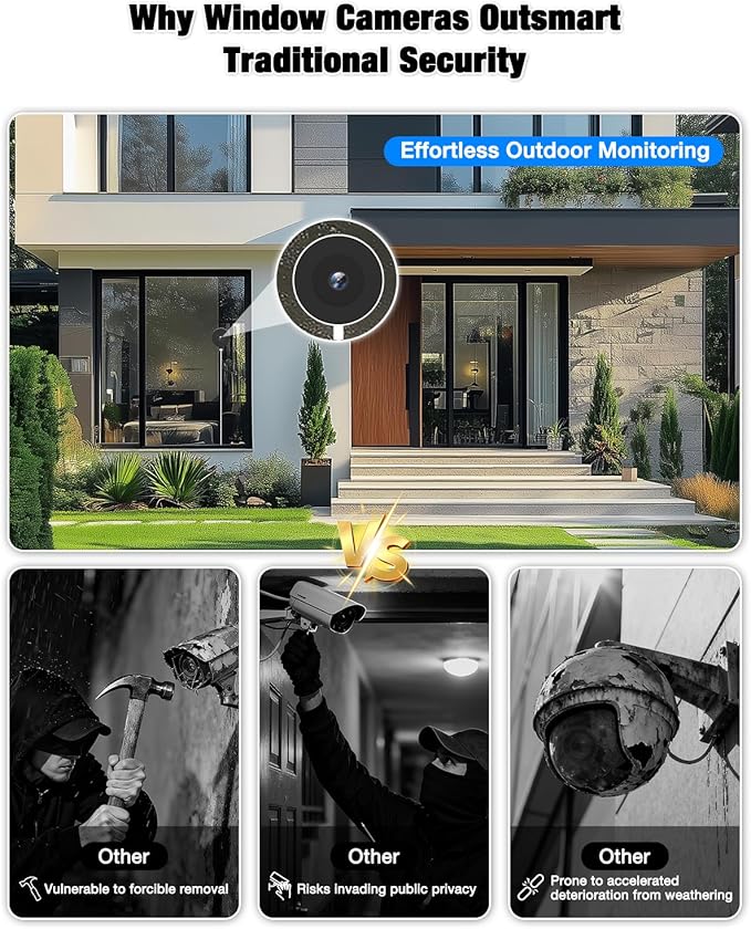 Atfoyer 2K Window Camera for Home Security - Image 8