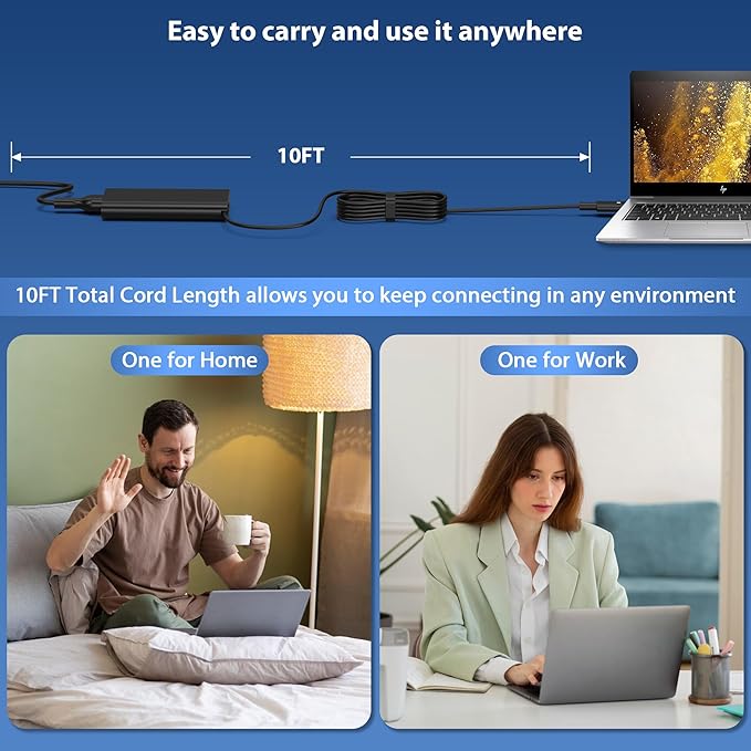 QIOUZW 2025 New 130W USB C Laptop Charger Compatible - Image 7