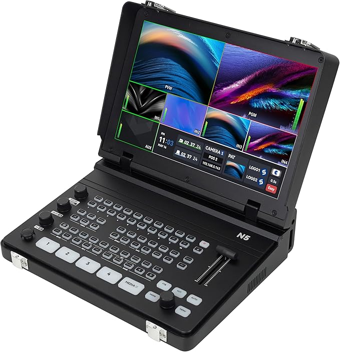 SPROLINK NeoLIVE N5S 5 Input Channels Video Streaming switcher Laptop Design by CREATIVEVIDEOREVOLUTION