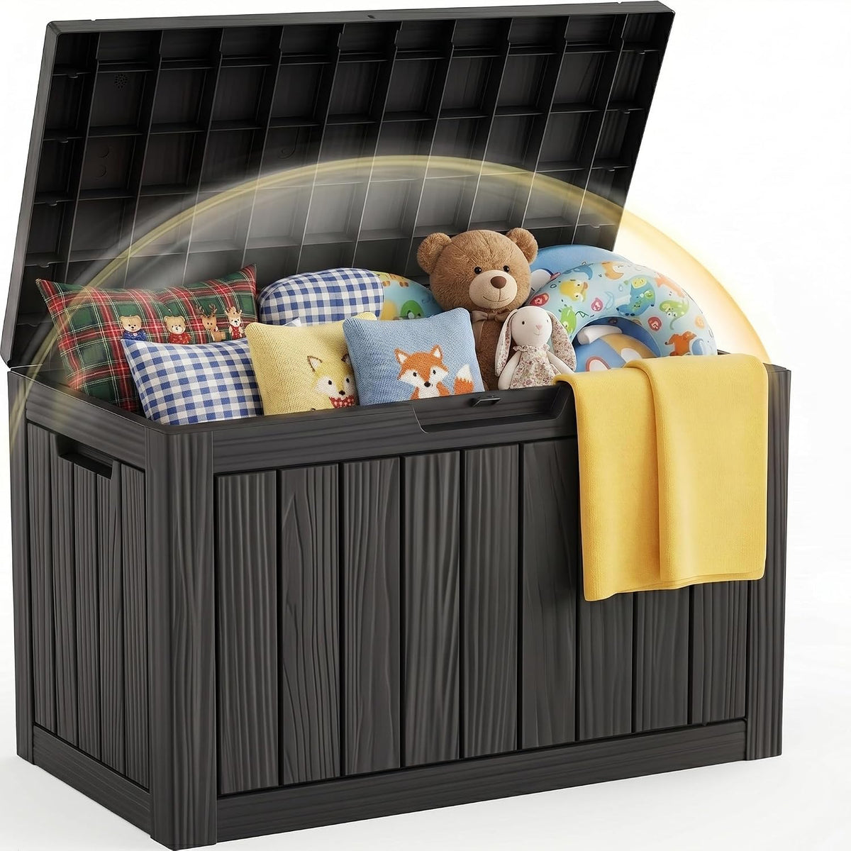 efu outdoor storage box 60 gallon deck box, main product view