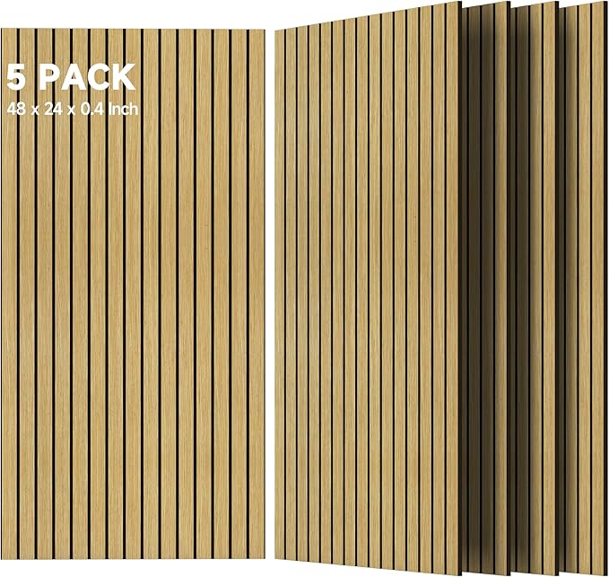 TO-TH Large Art Acoustic Panels, 5 Pack Sound Absorbing Panels, 47.2” x 23.6” x by TO-TH