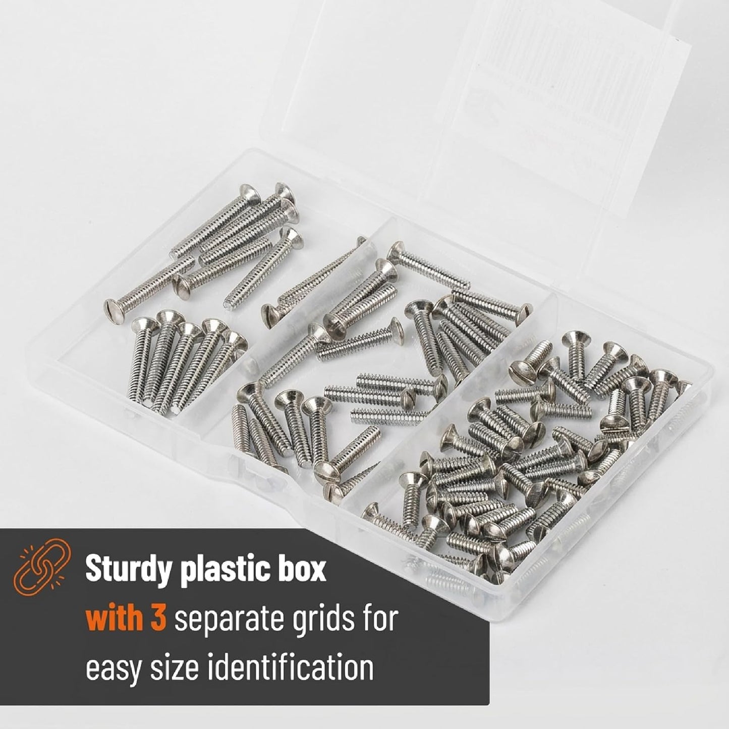 Bates- Wall Plate Screws, 6-32 x 1.5, 30 pcs, Long Screws, 6-32 Screws