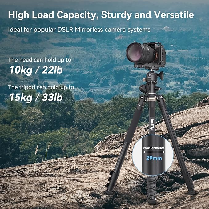 SmallRig CT200 72.8"/200cm Horizontal Overhead Tripod - Image 6