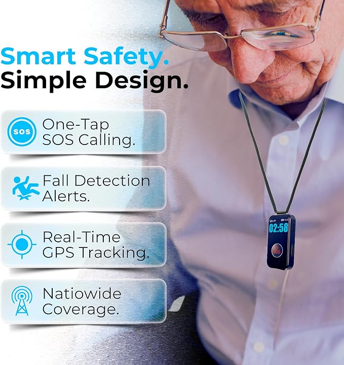 SecuLife New 2026 Fall Alert Device, Medical Alert Pendant - Image 3