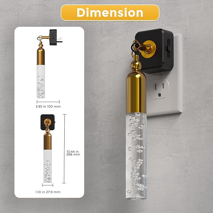 L LOHAS LED Night Lights Plug into Wall, Dimmable Night Light 0-100LM, Rotating - Image 7
