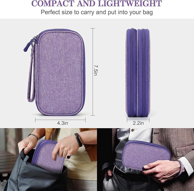 FYY Travel Cable Organizer Pouch Electronic Accessories Carry Case Portable - Image 2