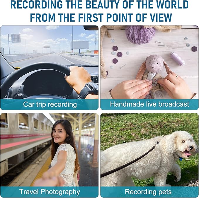Magnetic Neck Phone Holder, Hands Free POV/Vlog Selfie Mount Flexible Neck - Image 7