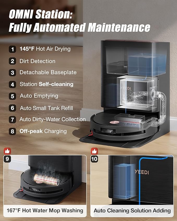 Yeedi S16 Plus Robot Vacuum & Mop - Image 7