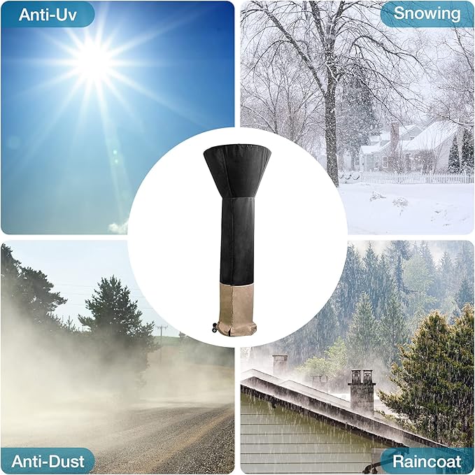 Stanbroil Patio Heater Cover, Full Coverage Outdoor Heater Cover - Image 6