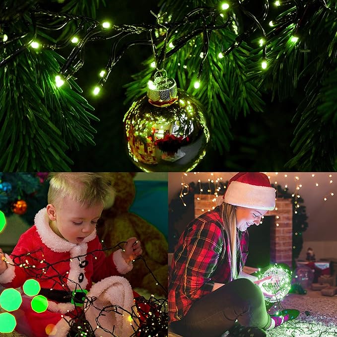 HOME LIGHTING 200 LED 66FT Christmas String Lights, St Patricks Day Fairy Lights - Image 8