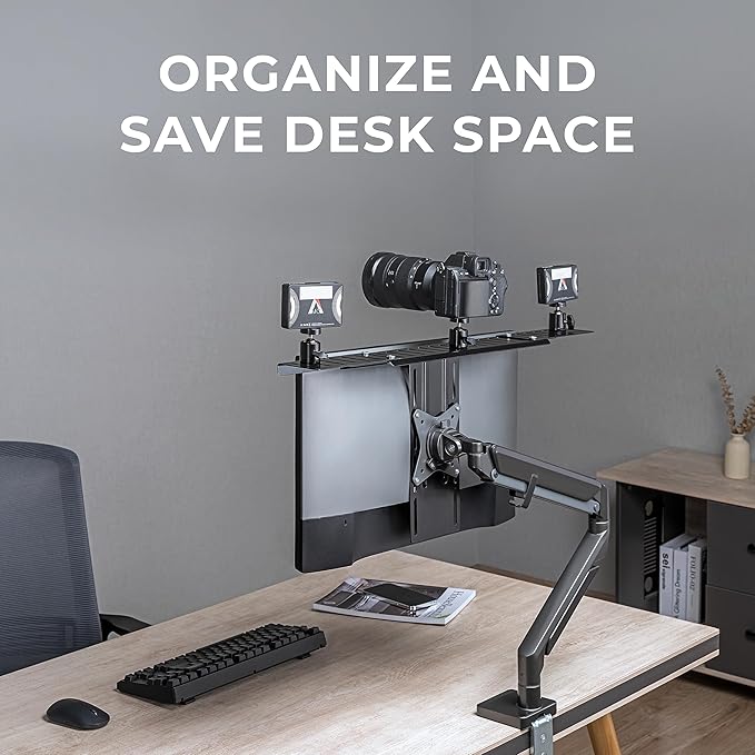 HumanCentric DSLR Monitor Mount Extra Large, Desk Camera Mounting, Light Webcam - Image 8