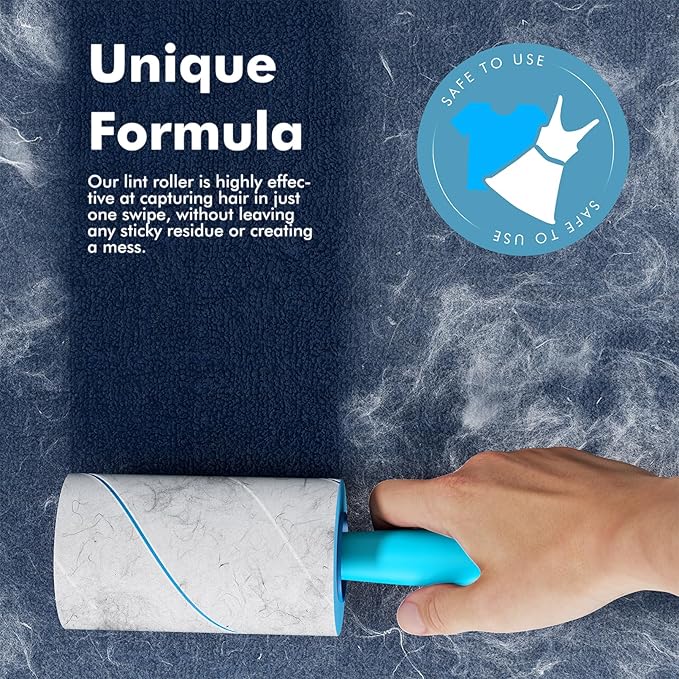 Extra Sticky Lint Roller, Mega Value Set 1000 Sheets - Image 4