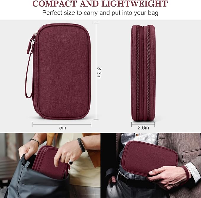 FYY Electronic Organizer, Travel Cable Organizer Bag Pouch Electronic - Image 2