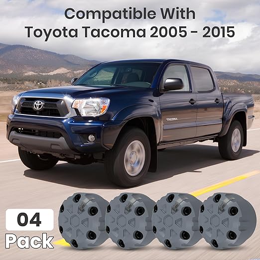 4 Pack - 2nd Gen Tacoma Accessories AC Knob Upgrade - 2005, 2015 Tacoma Climate - Image 4