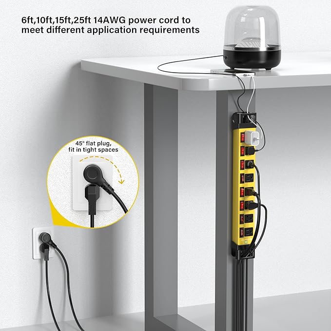 Power Strip with Individual Switches - Image 5