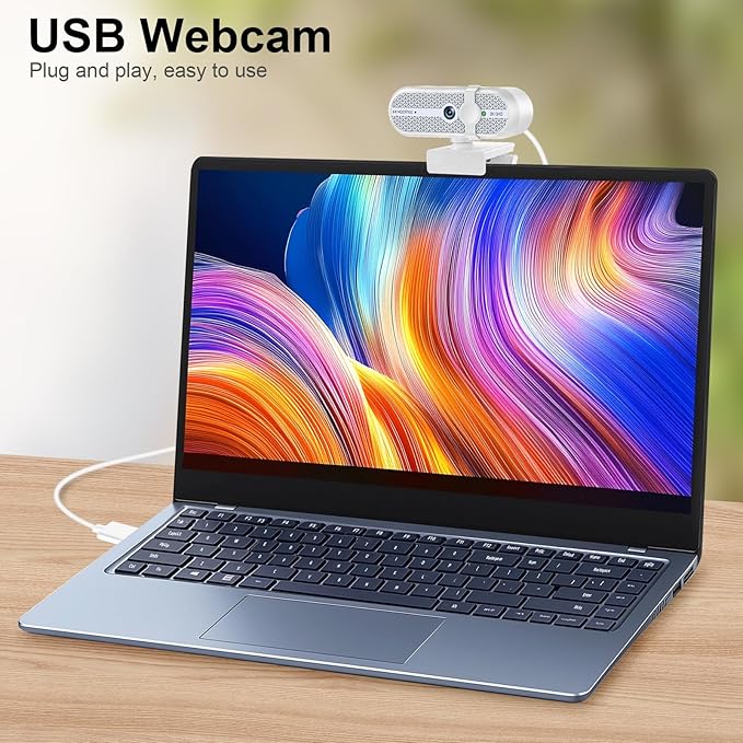 MOERTEK 2K Webcam for PC, Webcam - Image 5