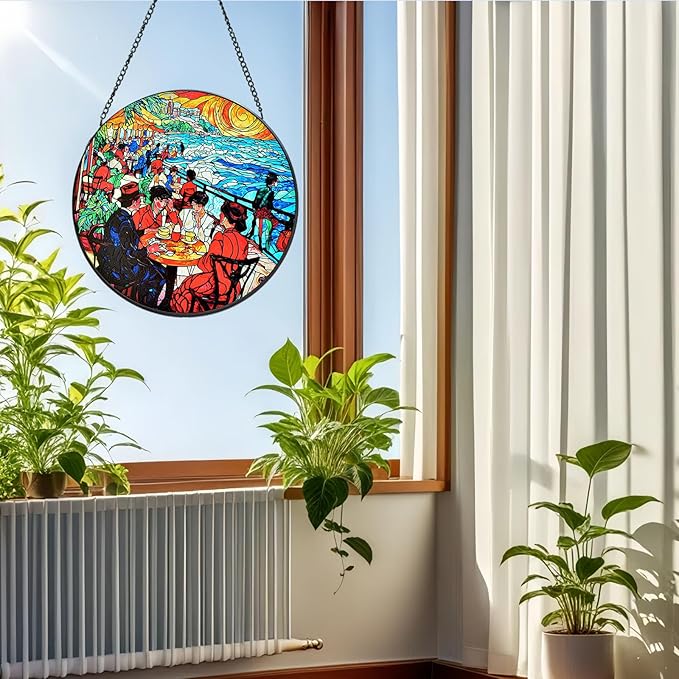 Stained Glass Window Hanging, Stunning 8''/20CM Suncatchers - Image 7