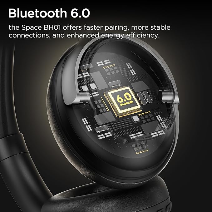 Hybrid Active Noise Cancelling Headphones: Wireless Over Ear Bluetooth 6.0 - Image 7
