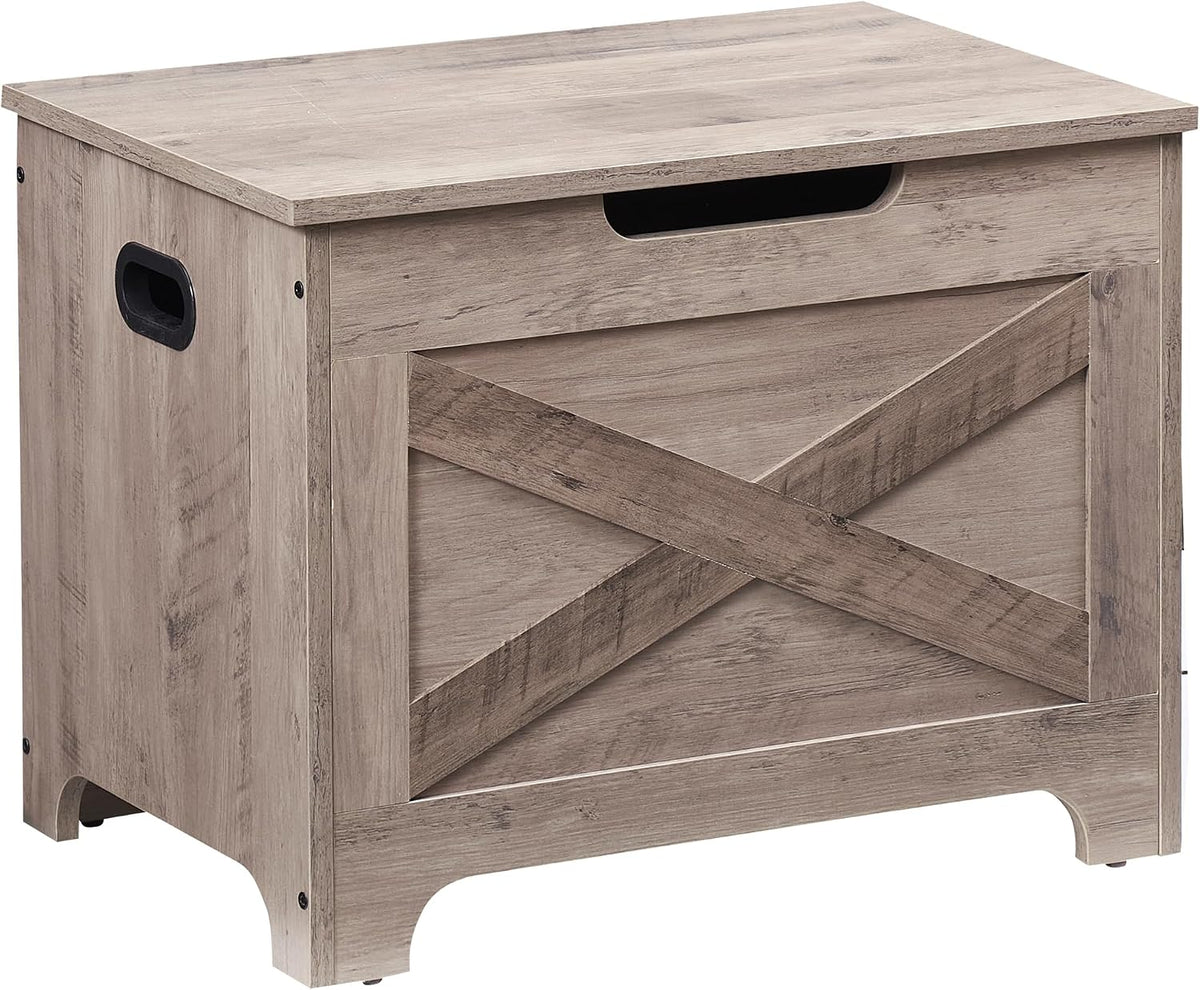 garveehome 23.6 in storage chest, wooden storage bench, main product view