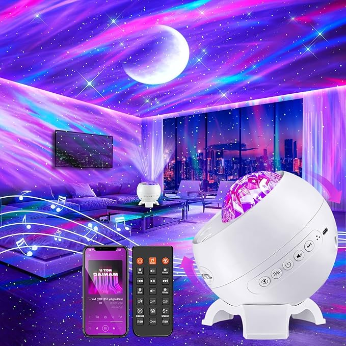 Northern Lights Projector, 300+Lighting Modes Galaxy Projector by OneFire