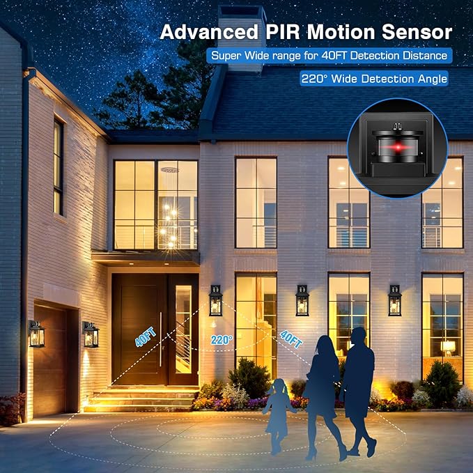 VIANIS Motion Sensor Exterior Lights - Image 4