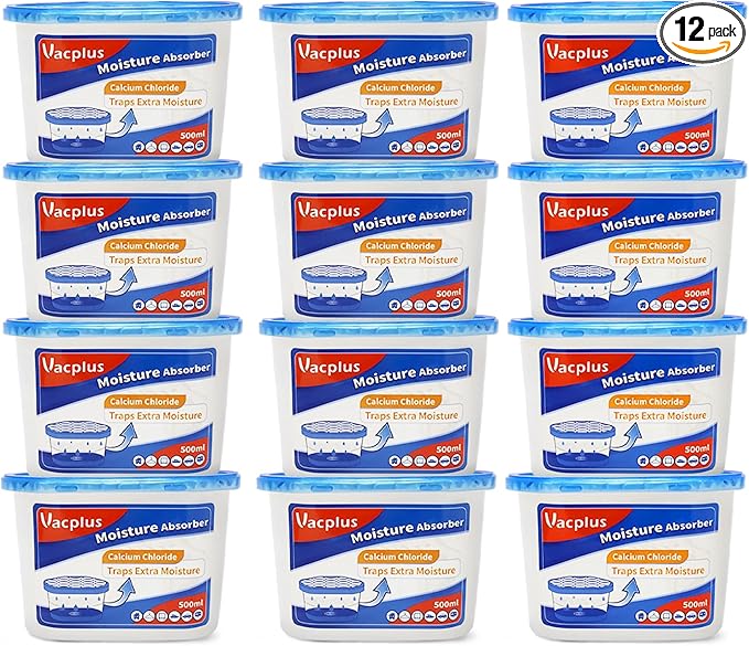 Vacplus Moisture Absorbers, 10.5 Oz Humidity Absorber Boxes Attracts Extra by Vacplus