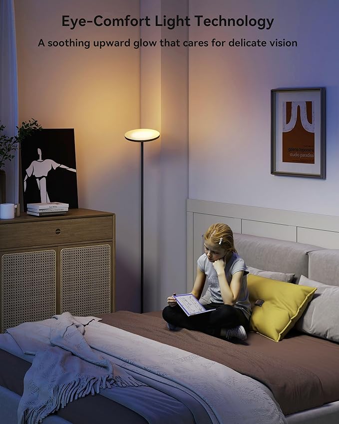 JOOFO LED Floor Lamp – Super Bright Torchiere - Image 5