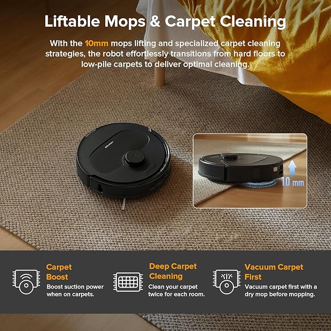 roborock Qrevo Series Robot Vacuum and Mop, 8000Pa Suction, Upgraded from Qrevo - Image 6