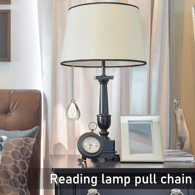 Patelai 4 Pieces Ceiling Fan Pull Chain Extender Ornament 12 Inch Ceiling Pull - Image 4