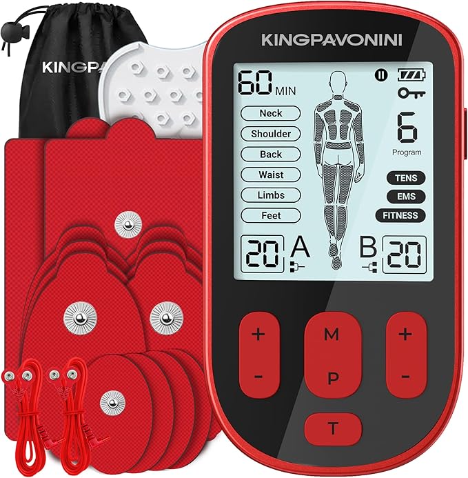 KingPavonini 3-in-1 TENS Unit Muscle Stimulator by KingPavonini