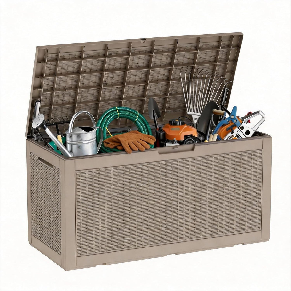 vixzen 121 gal waterproof outdoor storage box lockable, main product view