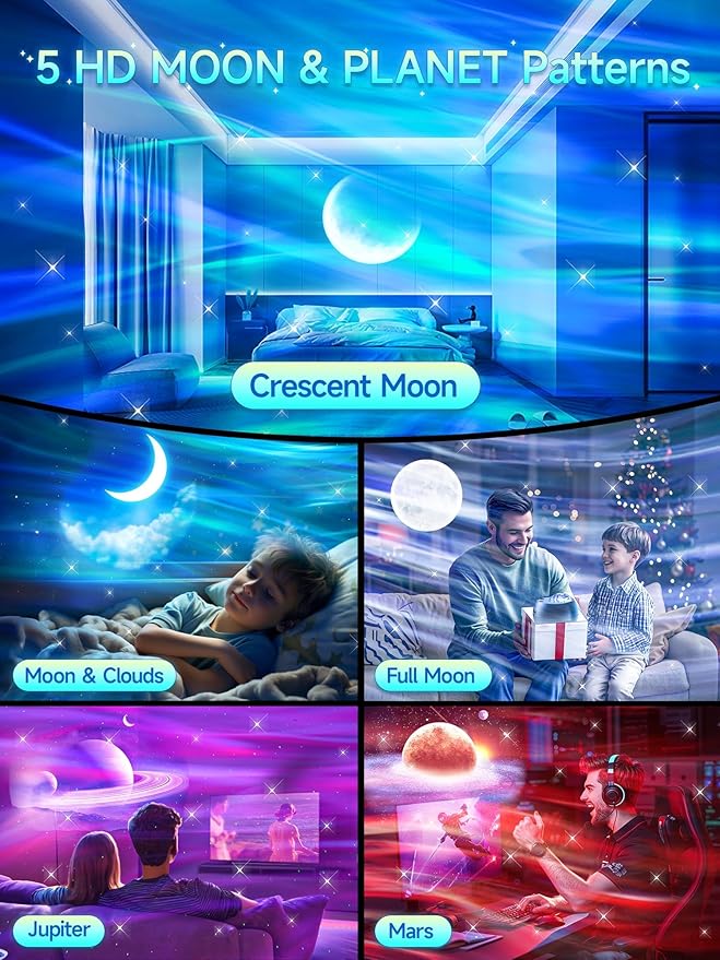 Northern Lights Projector, 300+Lighting Modes Galaxy Projector - Image 2