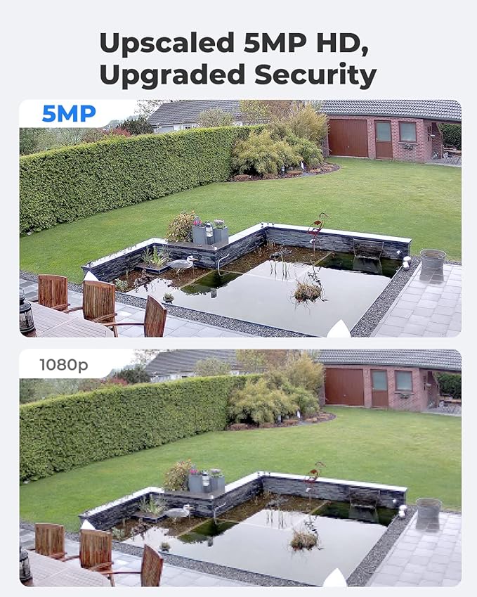 REOLINK 5MP PoE Camera for Home Security, Surveillance Outdoor Indoor, Support - Image 2