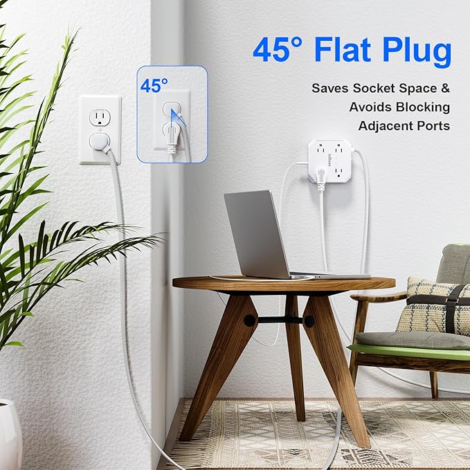 Surge Protector Power Strip, 8 Outlets - Image 7