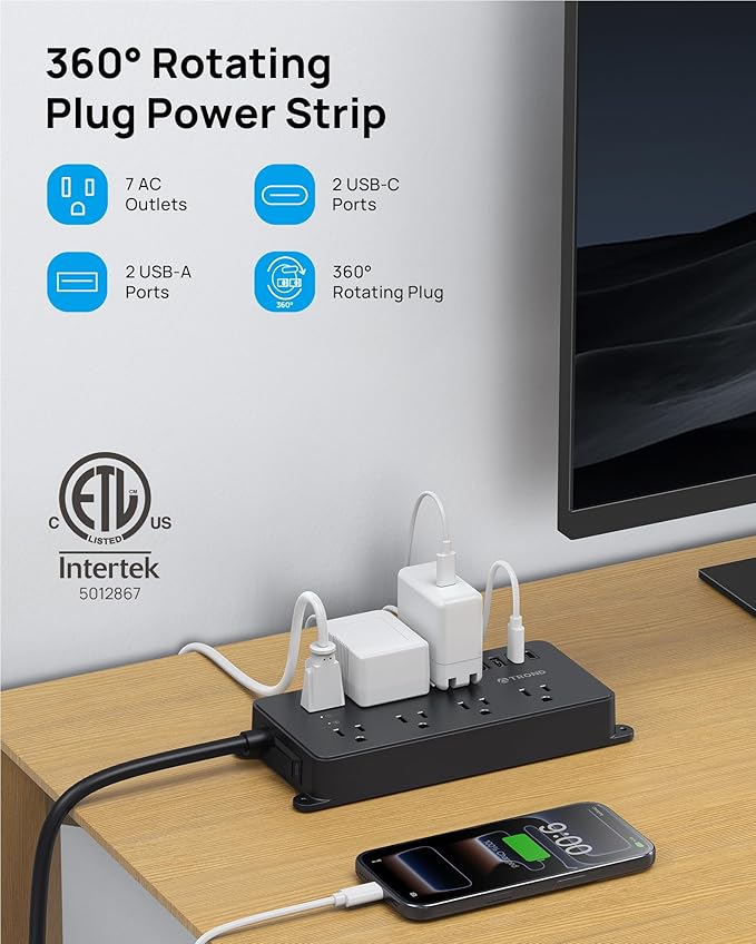 TROND Power Strip Surge Protector - Image 8