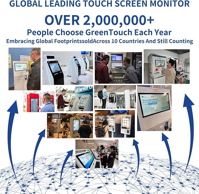 GreenTouch 17 Inch 10 Points Open Frame Industrial Touch Monitor - Image 9