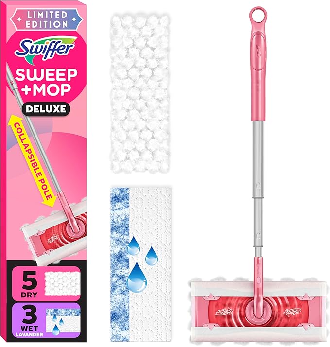Swiffer Sweep and Mop Deluxe, Limited Edition Pink Wicked: by Swiffer