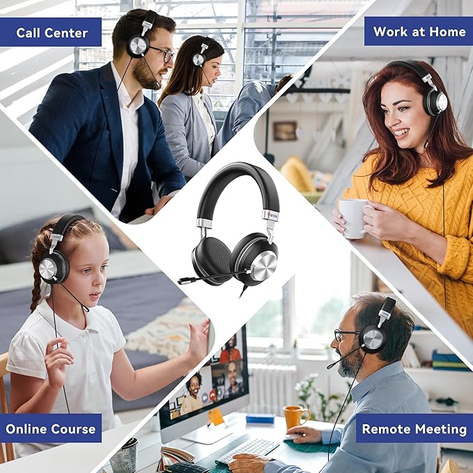 Wantek USB Headset with Microphone - Image 6