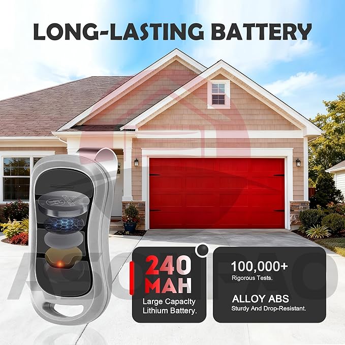 3X Genie Garage Door Opener Remote G3T-A G3T-R G3T-BX - Image 3