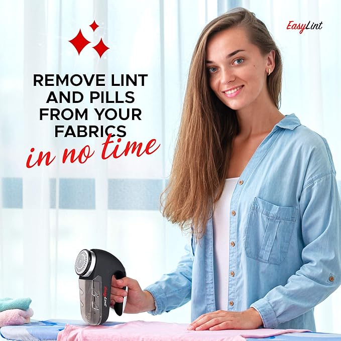 EasyLint Professional Fabric Shaver Lint Remover, Electric Sweater Shaver - Image 7