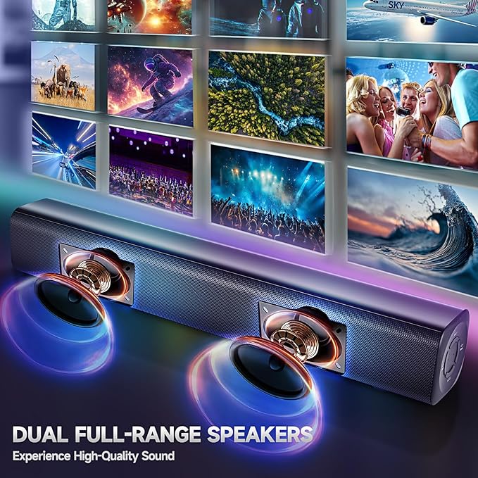 Fansbe Direct Sound Bar Speakers Bluetooth Wireless, TV Speakers Sound Bar - Image 4