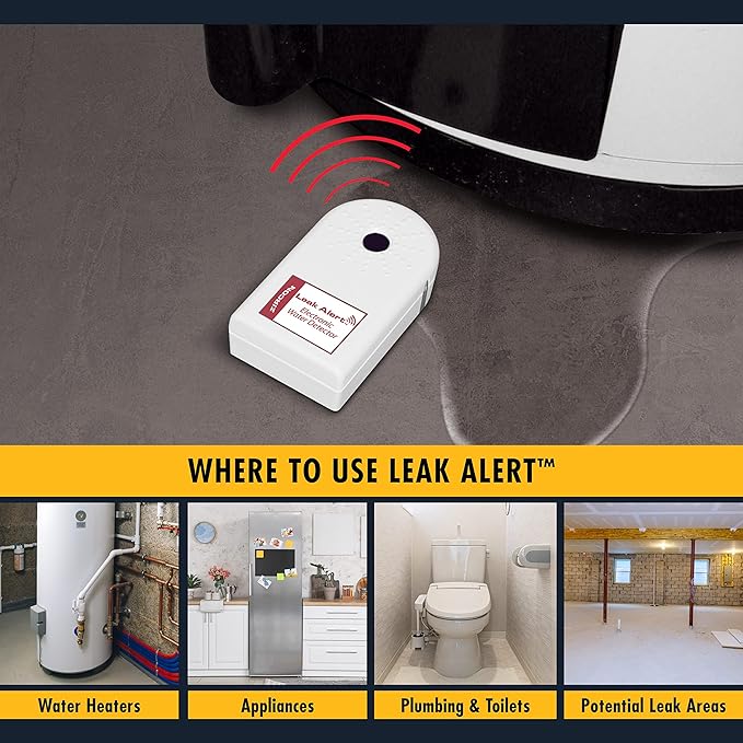 Zircon Leak Alert Electronic Water Leak Detector & Flood Sensor Alarm - Image 4