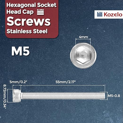 Kozelo 15pcs Socket Head Cap Screws - Image 2