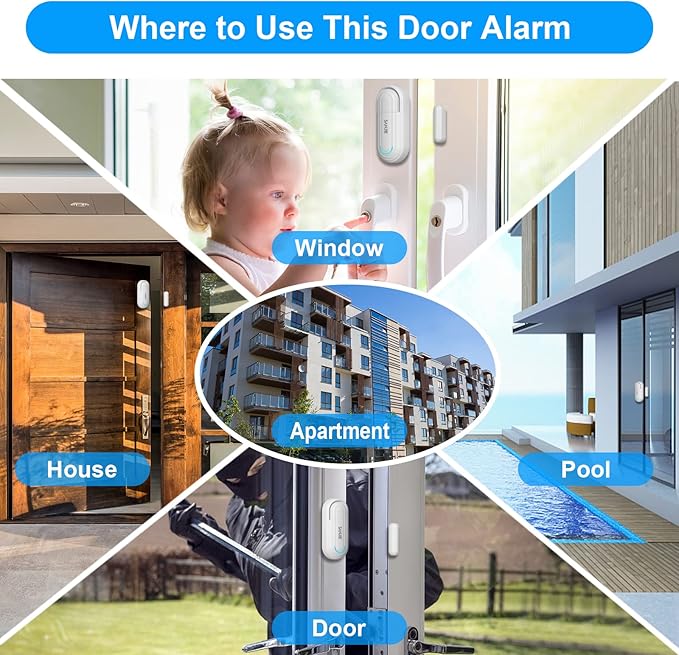 SanJie Window Alarm Sensors Door Alarms - Image 6