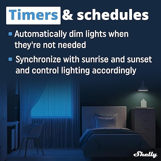 Shelly Plus Wall Dimmer UL | WiFi Smart Wall Dimmer Switch | Home Automation | - Image 3