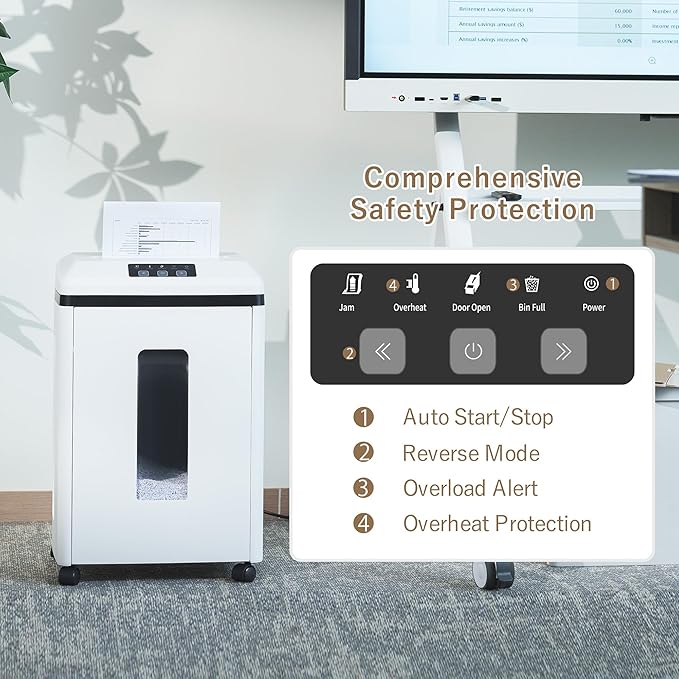 Effeluviate Professional Commercial Paper Shredder: P-7 Security Super - Image 7