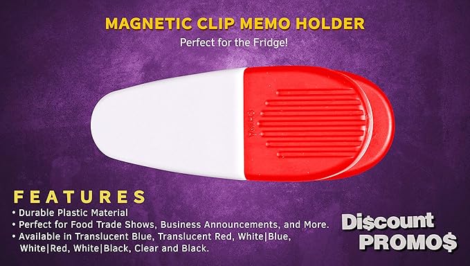 10 Magnetic Memo Holders Set - Image 2